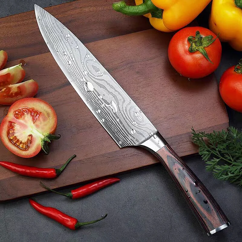 Ultra Sharp Kitchen Chefs Cooking Knife Made of High Carbon Stainless Steel