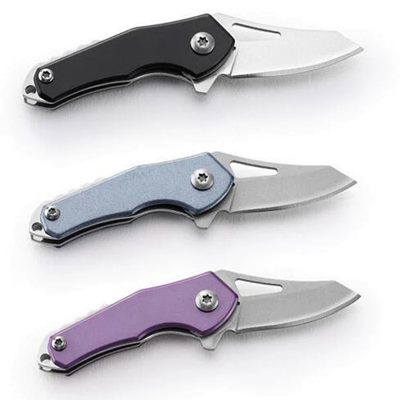 Stainless steel wholesale Customized Color folded knife for outdoor camping