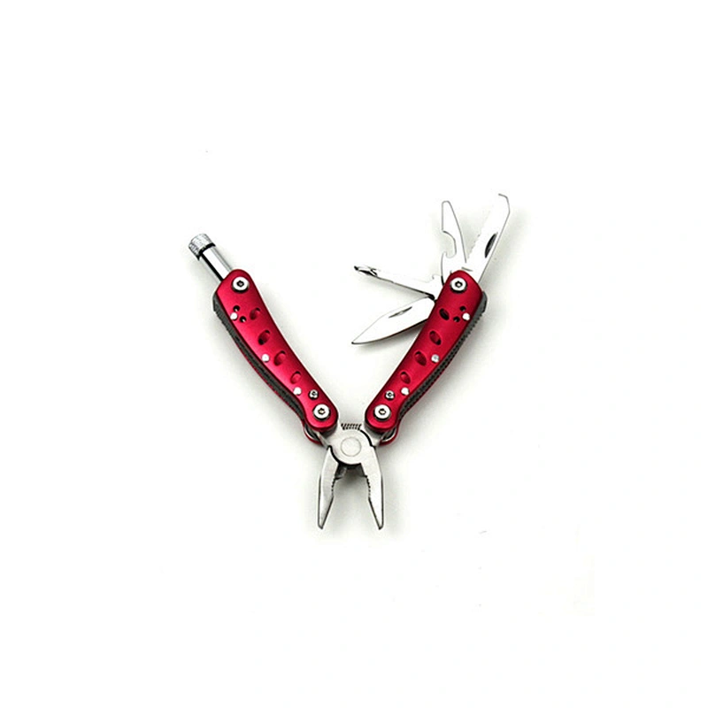 stainless steel camping tools multi purpose pliers with LED light