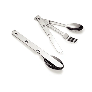 Detachable Stainless Steel Travel camping Cutlery Set knife and Spoon and Fork Set