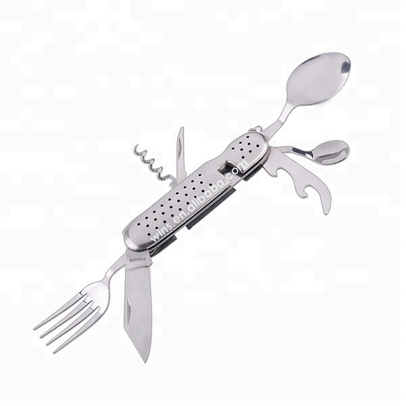 Hot Sale High Quality Fashion Detachable Camping cutlery spoon and fork set