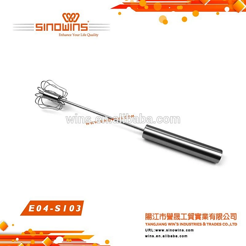 Promotion High Quality Nice Design Full Stainless Steel Egg Whisk