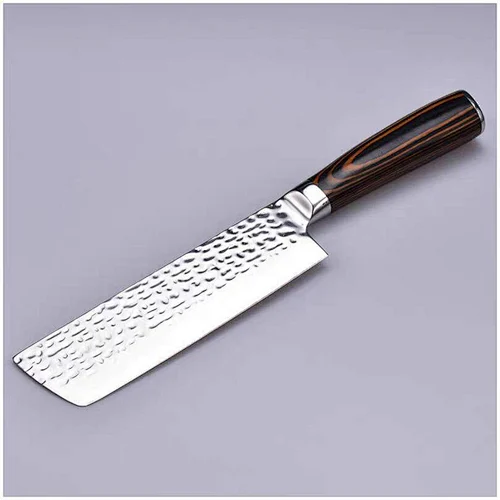 7 inch Kitchen chef Knife made of 7CR17 stainless steel with pakka wood Handle