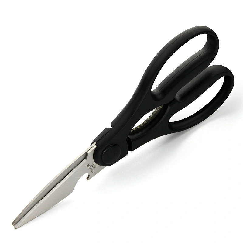 Super-sharp Stainless Steel Heavy Duty Multi Kitchen Shears with opener on the blade