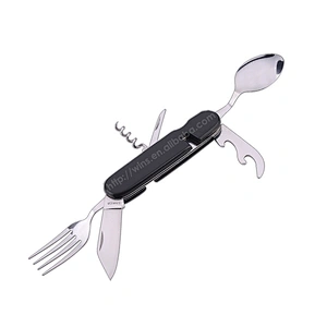 Detachable Flatware Tableware Pocket Kits for Hiking Survival Camping Travel cutlery set