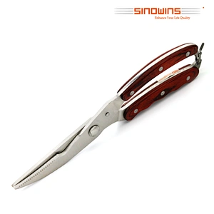 Wood handle Kitchen Shears Poultry Shears Cooking Scissors