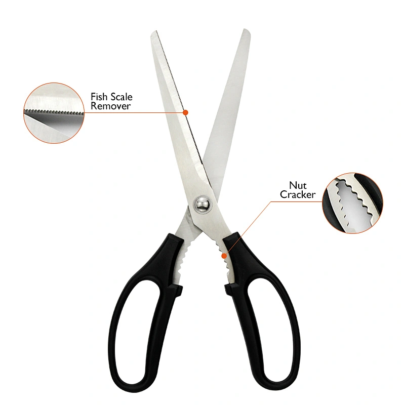 Best 10 inch Kitchen Scissors Rust-Resistant Heavy Duty Utility Kitchen Shears