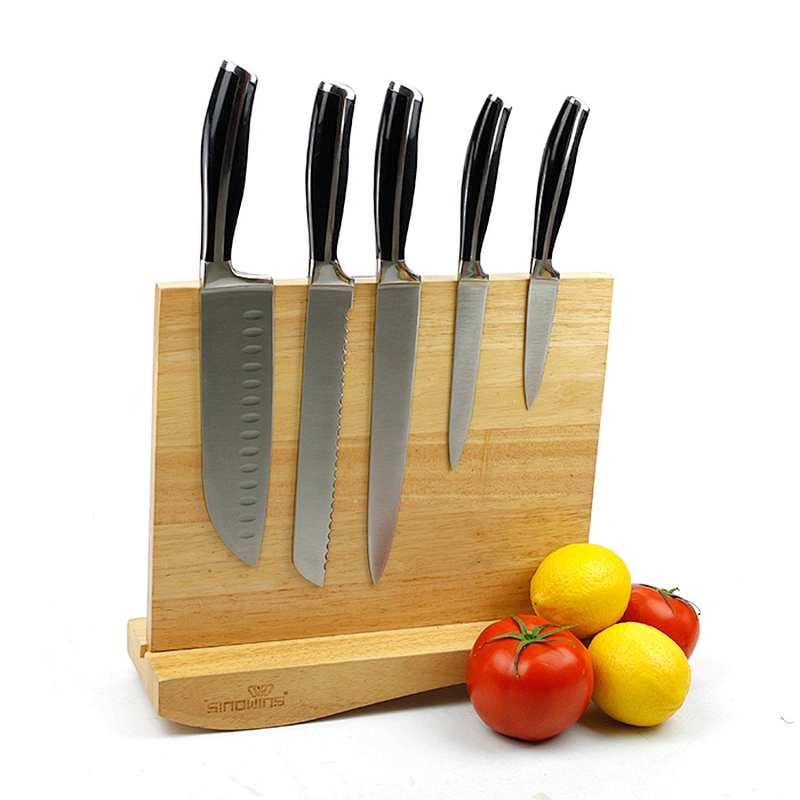 Amazon hot sale Forged stainless steel Kitchen knife set with POM handle