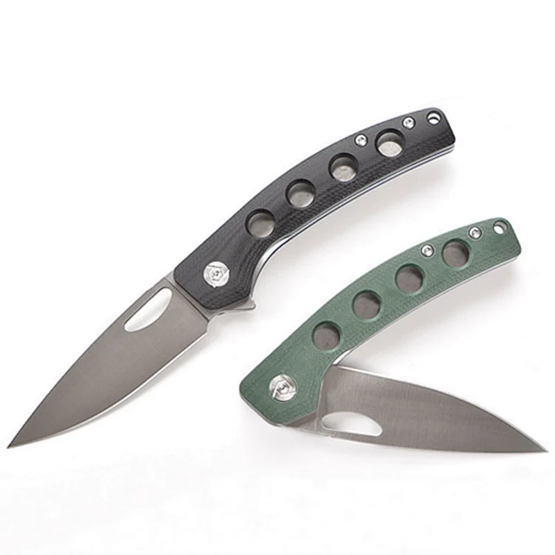 LOW MOQ Damascus steel camping multifunction folding pocket knife