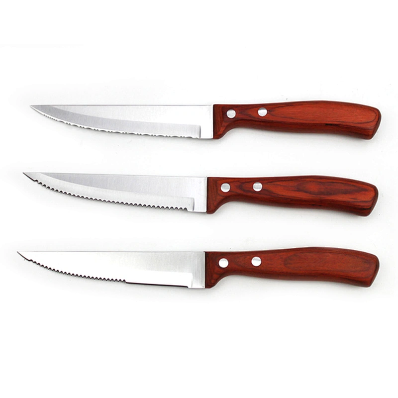 Dinner Knives steak knife Gift Set Different Serrated for Choose