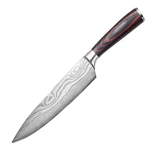 Ultra Sharp Kitchen Chefs Cooking Knife Made of High Carbon Stainless Steel
