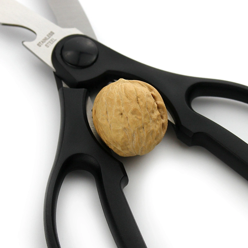 Super-sharp Stainless Steel Heavy Duty Multi Kitchen Shears with opener on the blade