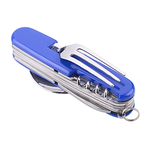 Utensils Multifunction Travel Cutlery Set With Case Colorful Reusable For Camping Travel
