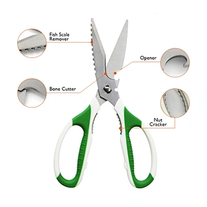 Heavy Duty Food Shears stainless steel Multi detachable kitchen scissors