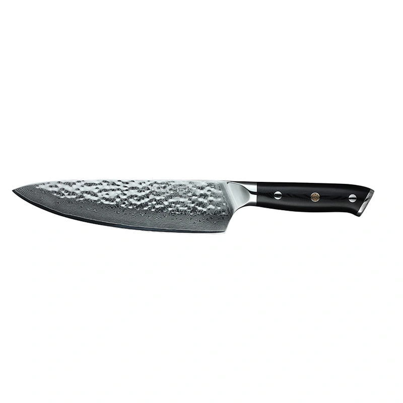 Low MOQ 8 inch Chef Knife 67 Layers of Ultra Sharp Chinese Damascus Steel