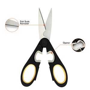 Ergonomic design  Sharp Cutting Scissors  Kitchen Shears with Soft Grip Handle