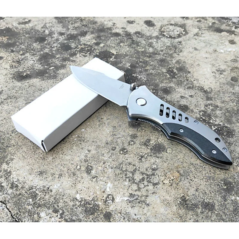 New design powerful Outdoor foldable stainless steel folding pocket knife
