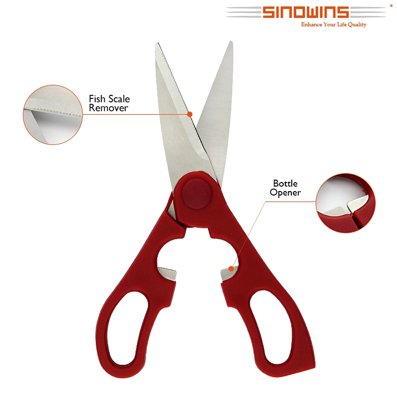 Multifunctional Stainless Steel Ultra Sharp kitchen Scissors For Chicken Fish Poultry Meat Vegetables