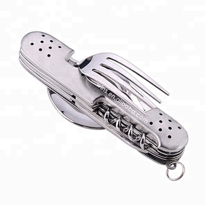Hot Sale High Quality Fashion Detachable Camping cutlery spoon and fork set