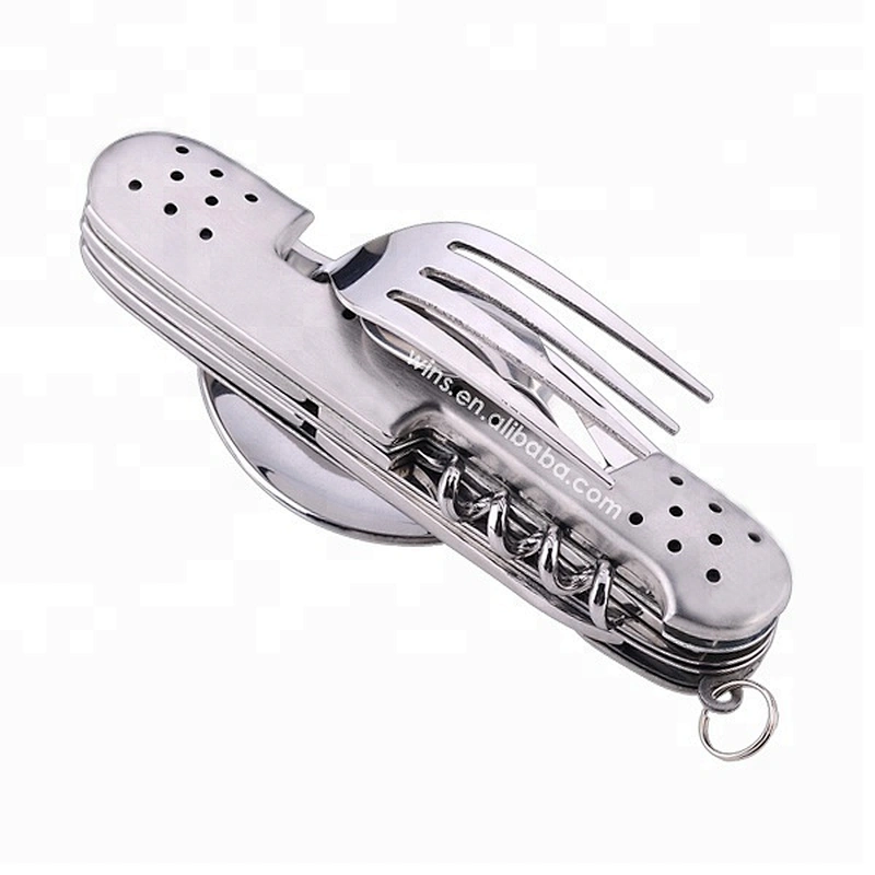 Hot Sale High Quality Fashion Detachable Camping cutlery spoon and fork set