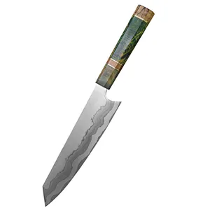 Professional damascus steel Kitchen Knife forged handle Kitchen chef knife