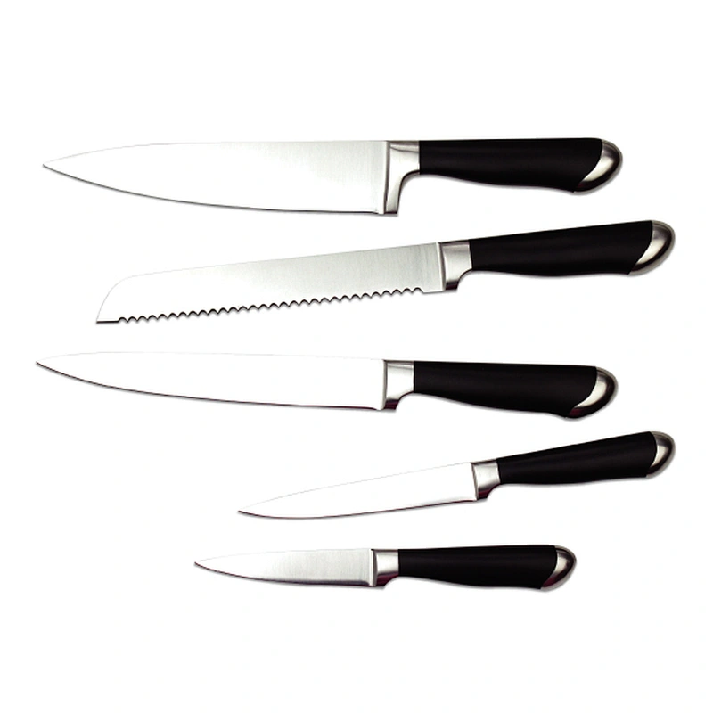 5 pcs stainless steel cooking kitchen knife set