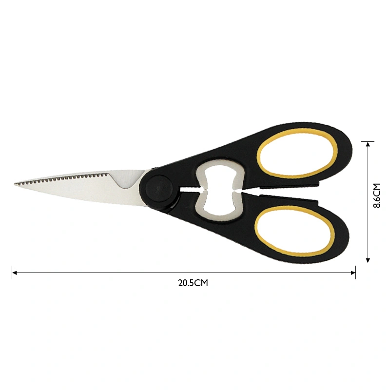 Ergonomic design  Sharp Cutting Scissors  Kitchen Shears with Soft Grip Handle