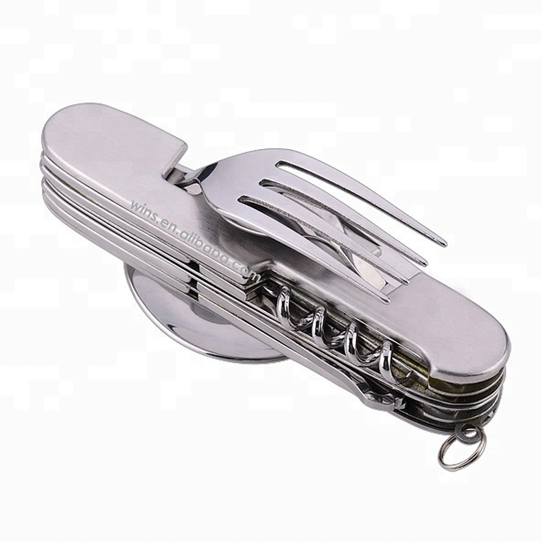 Detachable Multi-Functional Camping Cutlery knife spoon and fork Set