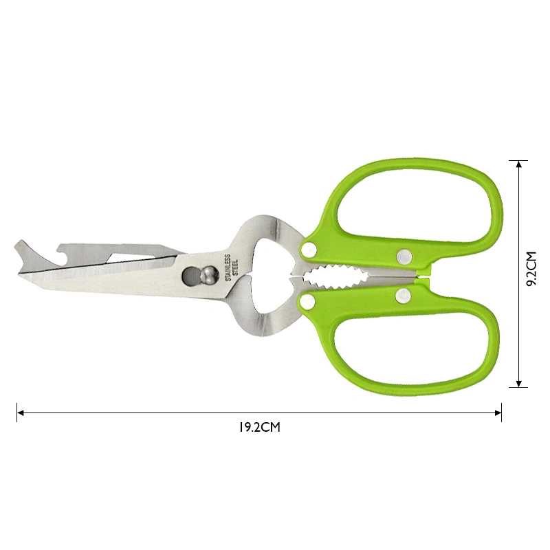 Detachable Multifunction stainless steel kitchen scissors