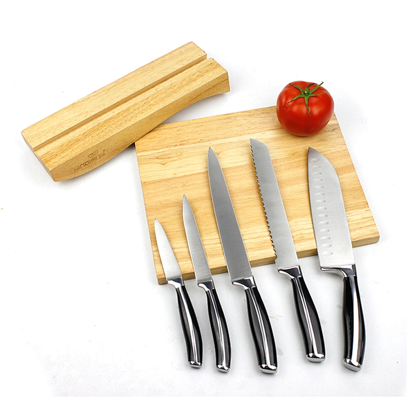 Amazon hot sale Forged stainless steel Kitchen knife set with POM handle