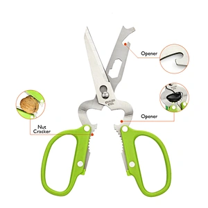 Detachable Multifunction stainless steel kitchen scissors