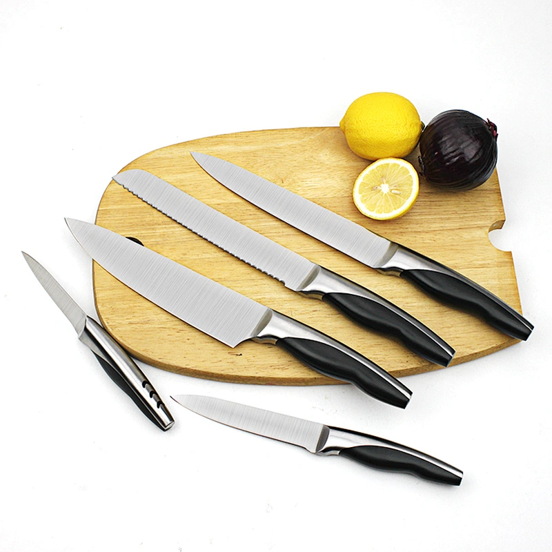 Exclusive kitchenware 5pcs Stainless Steel High Carbon Stainless Steel Kitchen Knife Set
