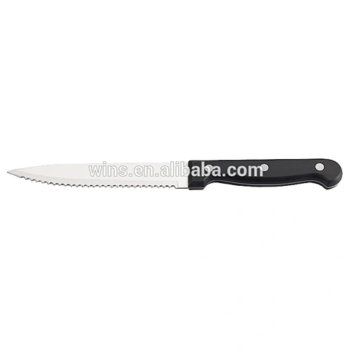 Tableware Triple Rivet stainless steel steak knife with POM handle