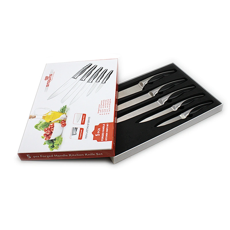 Exclusive kitchenware 5pcs Stainless Steel High Carbon Stainless Steel Kitchen Knife Set