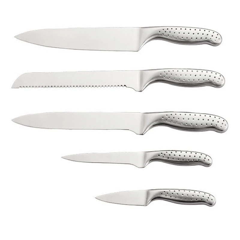 Dotted handle version 5Pcs Kitchen stainless steel Kitchen knife set