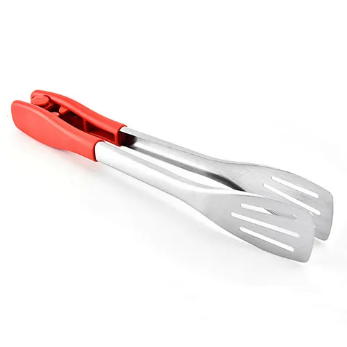 Heavy Duty Stainless Steel Barbecue Food Cooking Tongs Kitchen Tongs