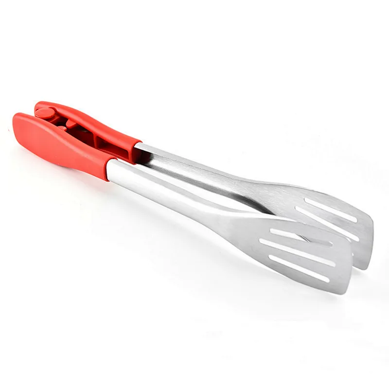 Heavy Duty Stainless Steel Barbecue Food Cooking Tongs Kitchen Tongs