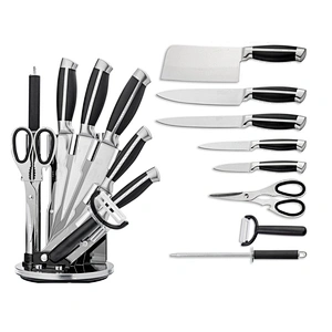 Best Gift 9 pieces Stainless Steel Kitchen Knife Set with Acrylic Stand