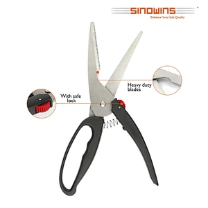 Super Sharp Multi-functional Professional Spring-Loaded Poultry Scissors