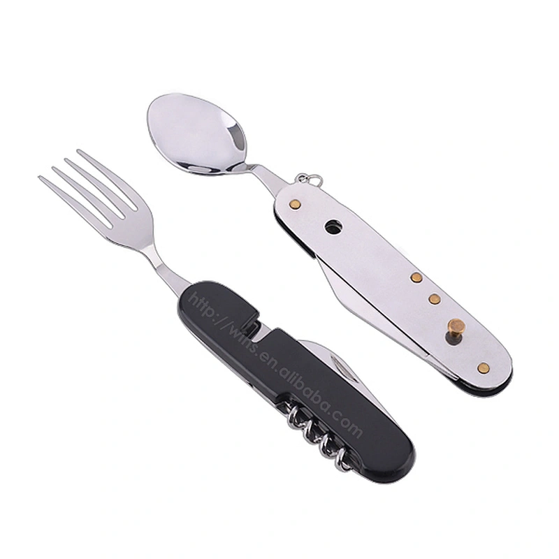 Detachable Flatware Tableware Pocket Kits for Hiking Survival Camping Travel cutlery set