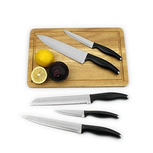Dishwasher safe stainless steel 5 PCS Kitchen Knives Set with ABS Handle