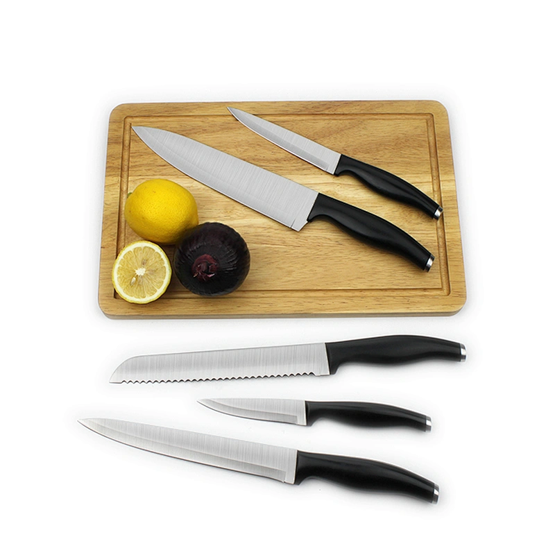 Dishwasher safe stainless steel 5 PCS Kitchen Knives Set with ABS Handle