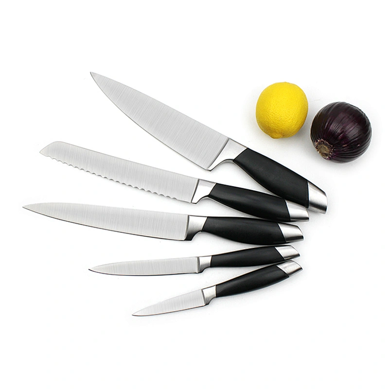 High Grade 5 PCS ABS Handle Kitchen Knife Set