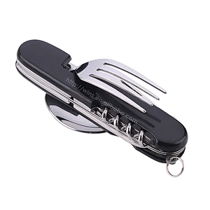 Detachable Flatware Tableware Pocket Kits for Hiking Survival Camping Travel cutlery set