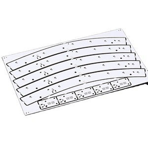 94v0 led round aluminium pcb board
