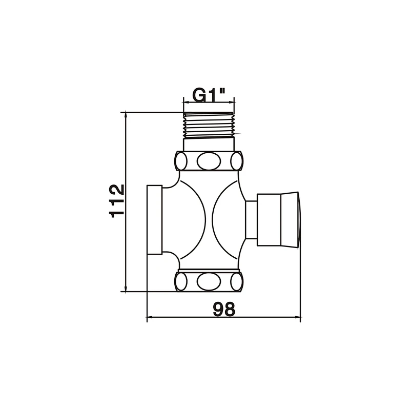 Push button flush valve