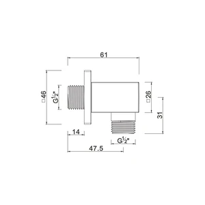 Shower holder with water outlet