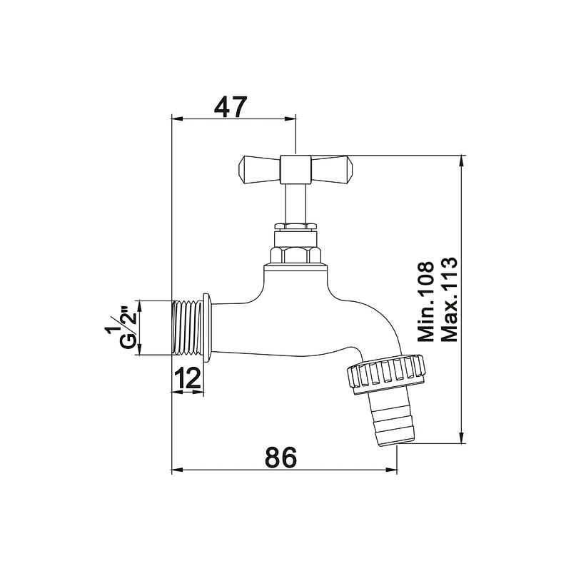 Compression tap