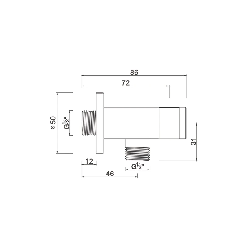 Shower holder with water outlet