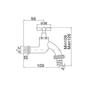 Compression tap